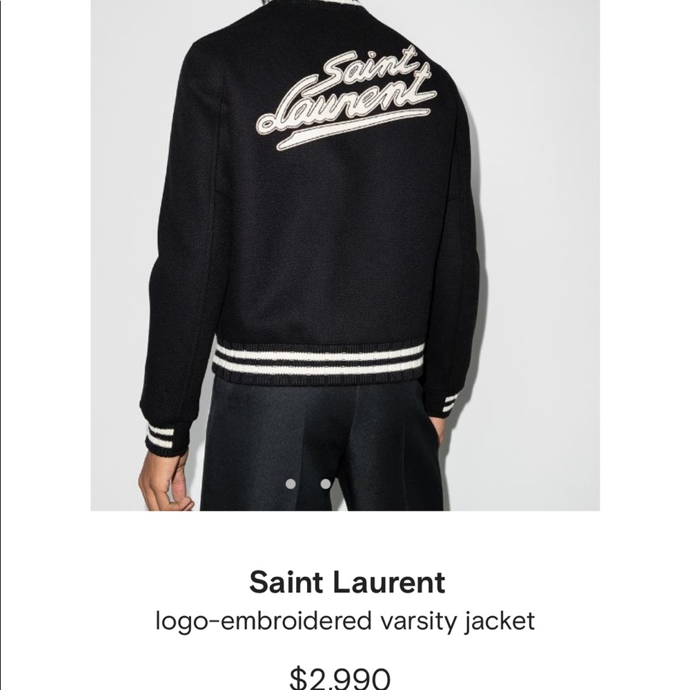 BRAND NEW MENS YSL JACKET  SIZE 52 (M/L) - Picture 6 of 7